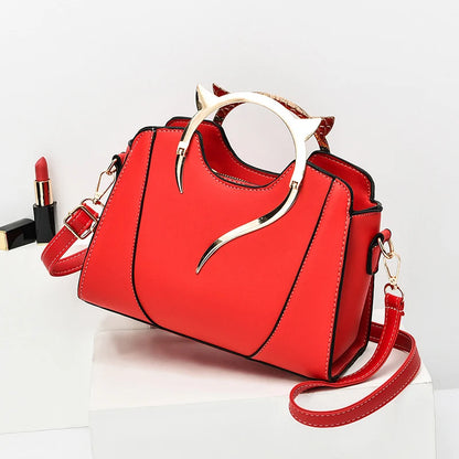 Cat Ear Handle Women's Crossbody Handbag