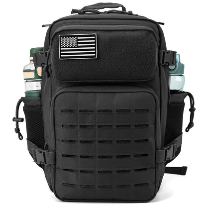 25L Tactical Backpack with Dual Cup Holders – MOLLE Hiking & Fitness Bag for Men & Women