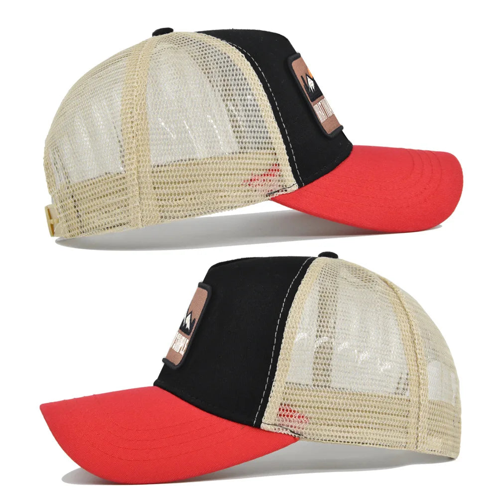 Mesh Breathable Baseball Cap – Embroidery Letter Outdoor Sports Hat