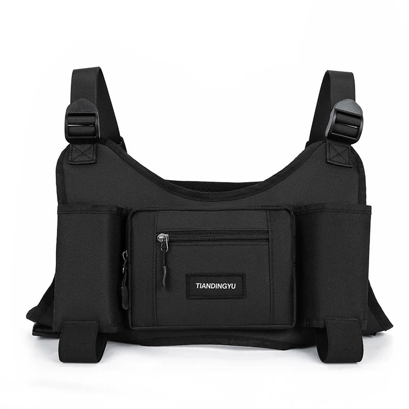 Tactical Chest Rig Bag for Men – Outdoor Vest Pouch for Hiking & Running