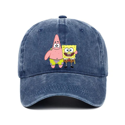 SpongeBob & Patrick Baseball Cap – Adjustable Cartoon Hat