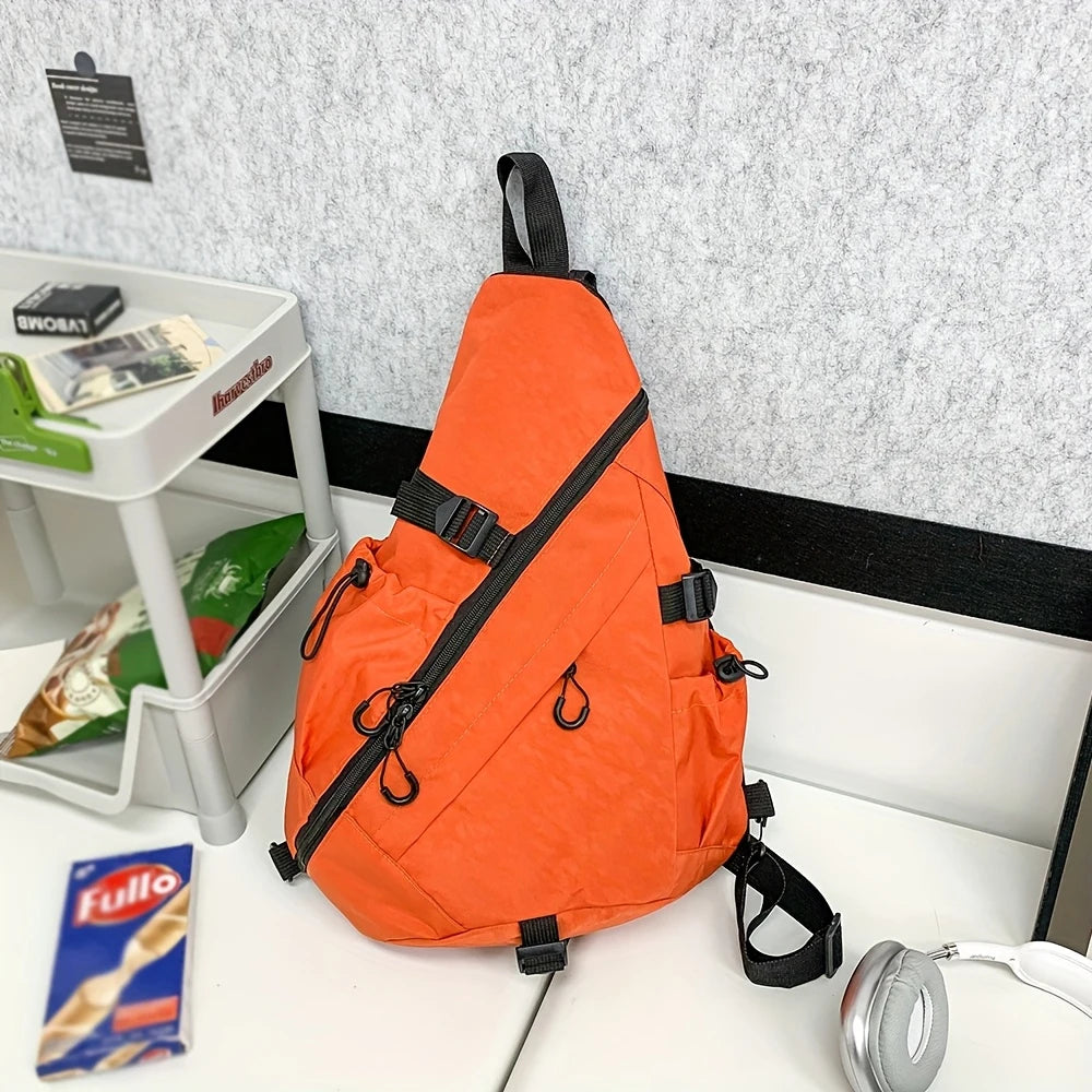 Large Capacity Sling Chest Bag – Sports Crossbody for Men & Women