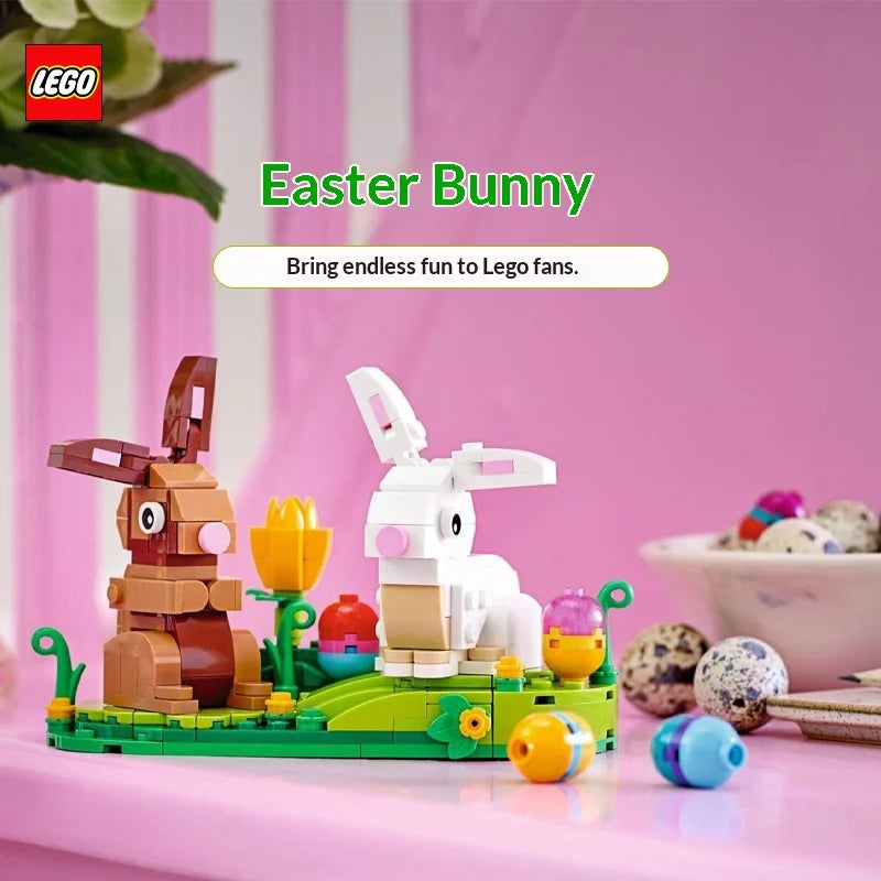 LEGO Easter Bunnies Building Set 40523 with Flowers & Eggs