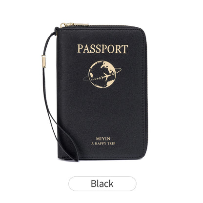 Passport Holder Travel Wallet – RFID Zip Organizer