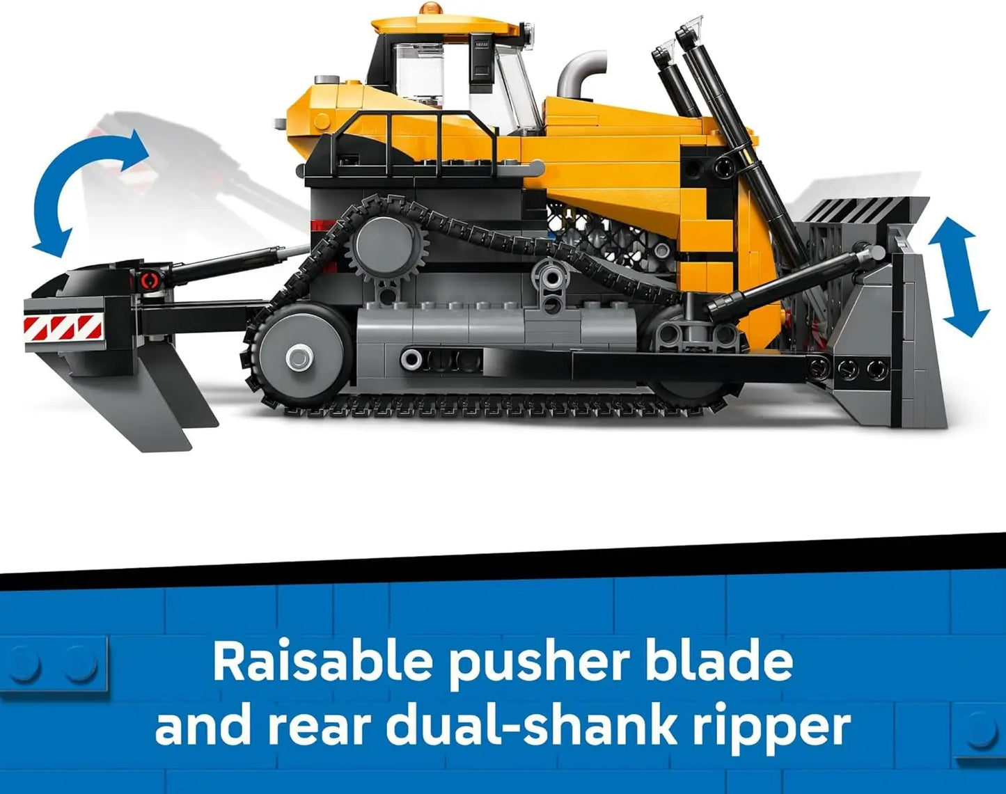 LEGO City 60466 Bulldozer Building Set – 682 Pieces