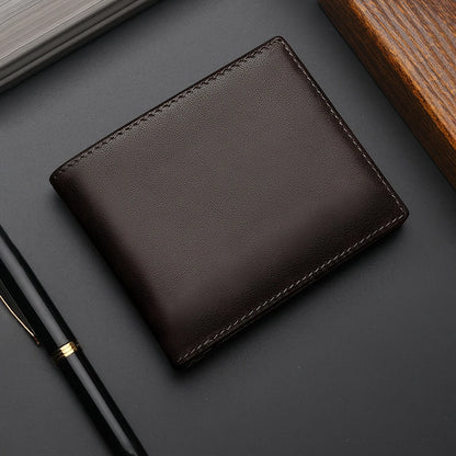 Executive Slim Tri-Fold Wallet – NFC Protection & Anti-Mold Coating