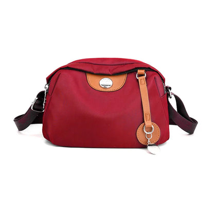 Waterproof Nylon Crossbody Bag - Women's Shell Shoulder Handbag