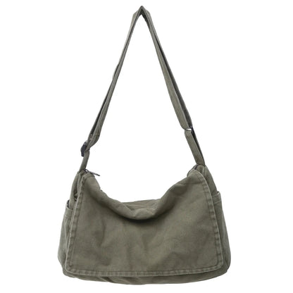 Large Capacity Flap Crossbody Bag with Adjustable Strap
