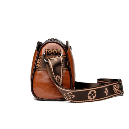 Soft Oil Leather Crossbody Bag for Women – Designer Shoulder Bag
