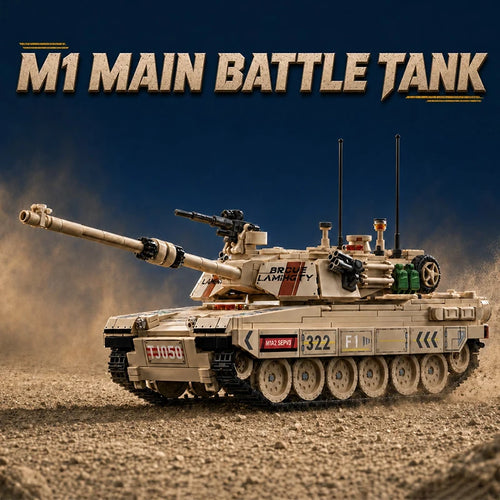 M1 Main Battle Tank MOC Building Blocks Set – 1002 Pieces