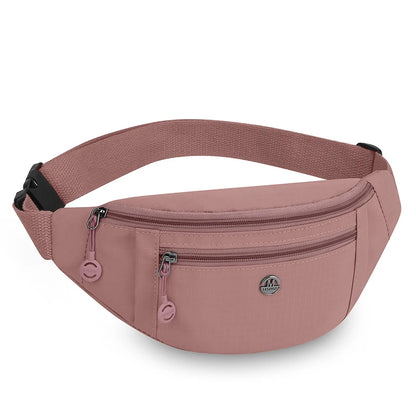Waterproof Nylon Waist Pack – Convertible Crossbody Chest Bag