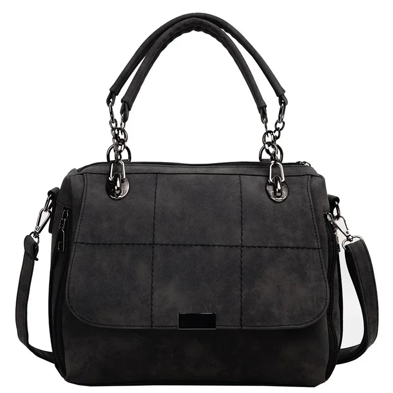 Luxury Soft Leather Crossbody Handbag for Women