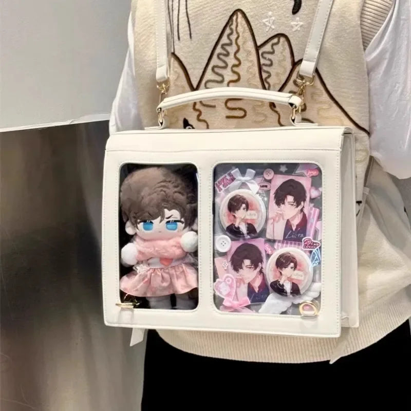 Japanese Transparent Ita Bag Large Capacity Crossbody Shoulder Bag