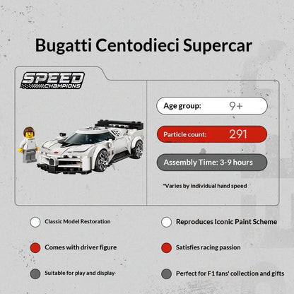 LEGO Speed Champions 77240 Bugatti Centodieci Hypercar Set