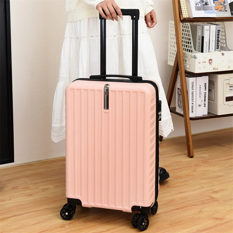 20-Inch Hard Shell Rolling Luggage Suitcase with Spinner Wheels