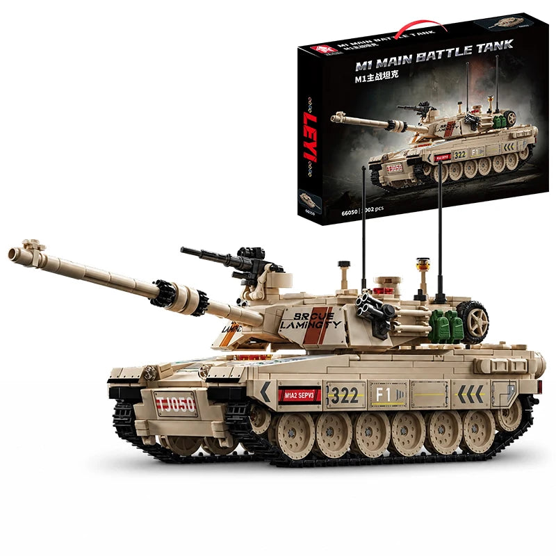 M1 Main Battle Tank MOC Building Blocks Set – 1002 Pieces