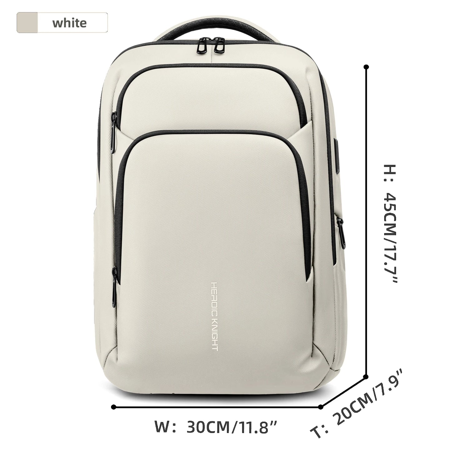 Waterproof Laptop Backpack with USB Port – Large Capacity