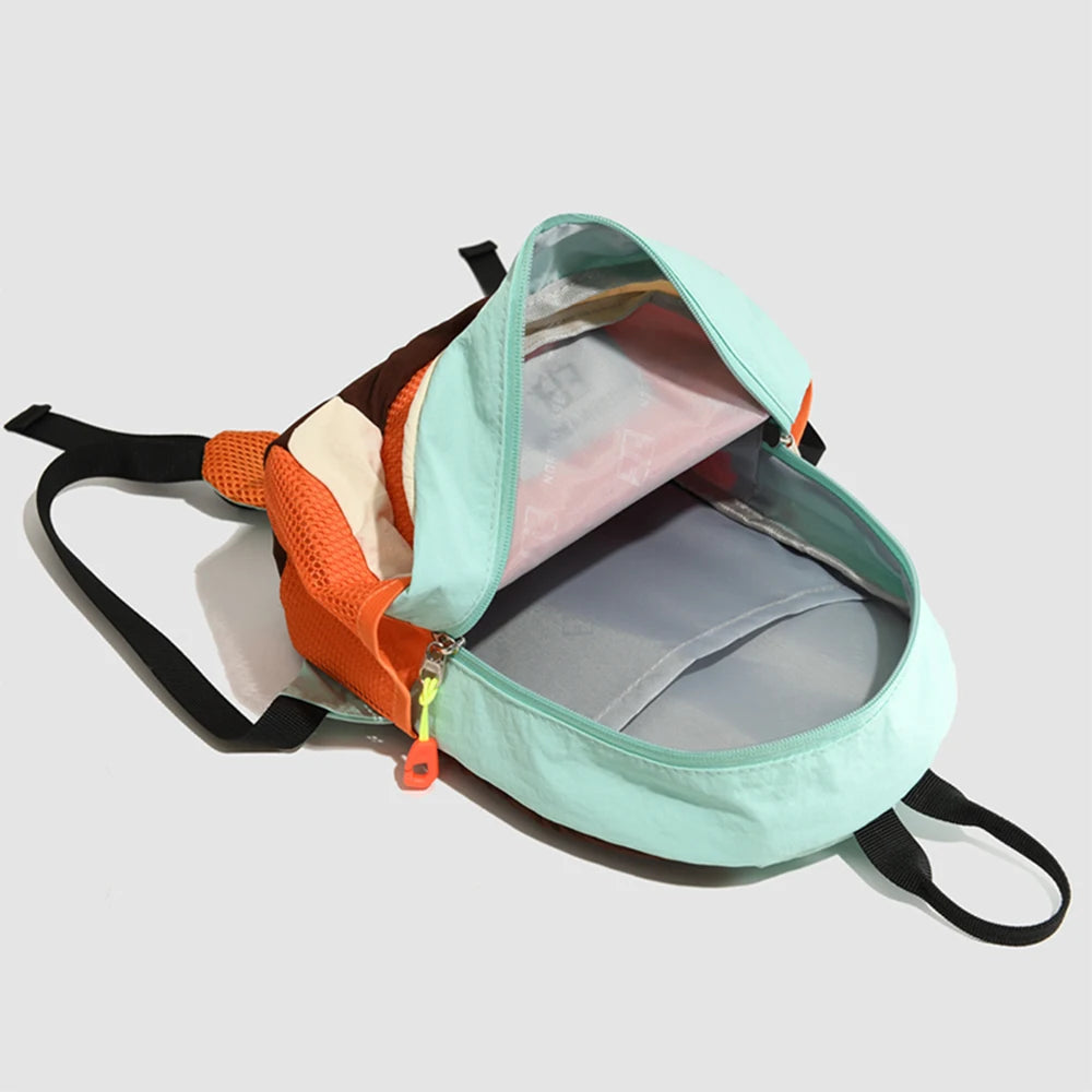 Mini Hiking Backpack – Lightweight Nylon Daypack with Chest Buckle
