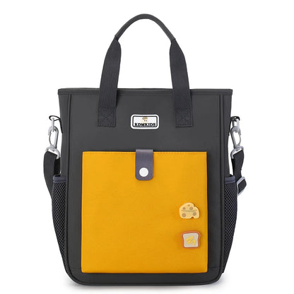 3-in-1 Girls School Bag – Large Waterproof Nylon Backpack & Crossbody Tote