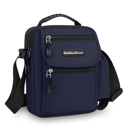Men's Crossbody Shoulder Bag with Bottle Pocket