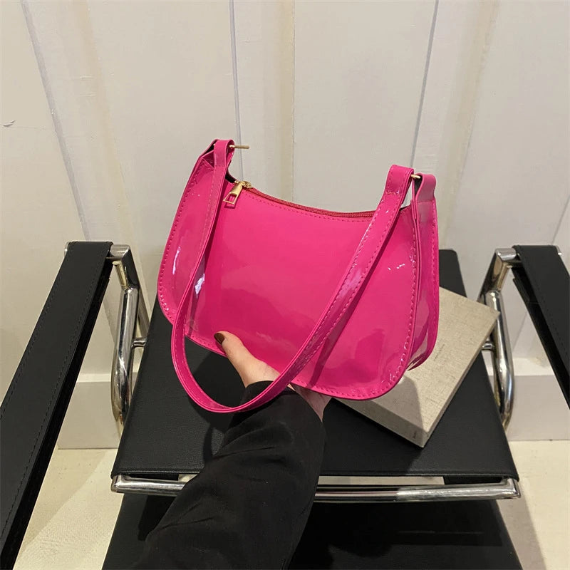 Hobo Shoulder Bag – Women's Retro PU Leather Underarm Purse