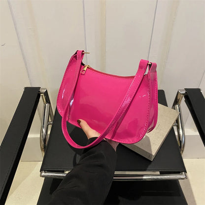 Hobo Shoulder Bag – Women's Retro PU Leather Underarm Purse