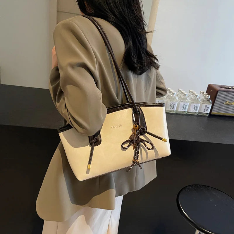 PU Leather Shoulder Bag for Women – Y2K Crossbody Handbag
