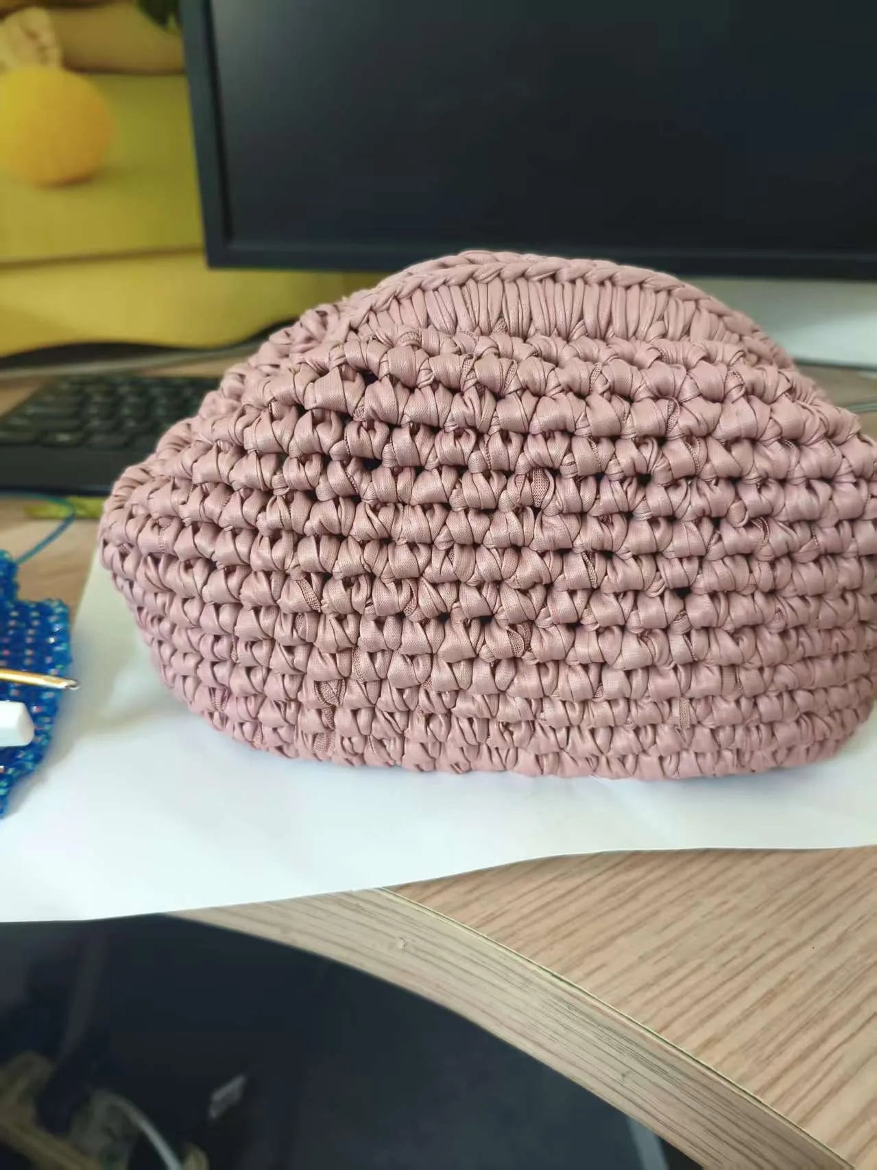 Handmade Crochet Clutch Bag – Woven Evening Purse