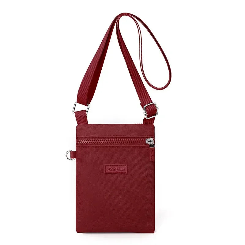 Canvas Mini Nylon Phone Zero Version Mobile Sweet Korean Bag Neck Versatile Fresh Shoulder Girl