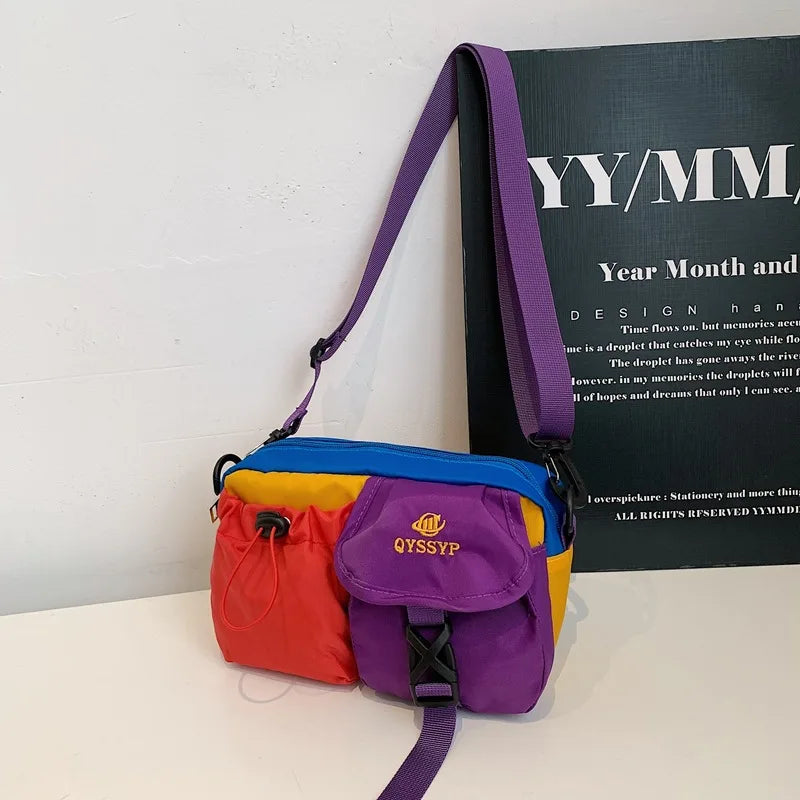 Women Crossbody Bags Multi Pocket Shoulder Casual Sporty Utility Style Comfortable Versatile Travel