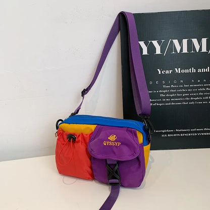Women Crossbody Bags Multi Pocket Shoulder Casual Sporty Utility Style Comfortable Versatile Travel