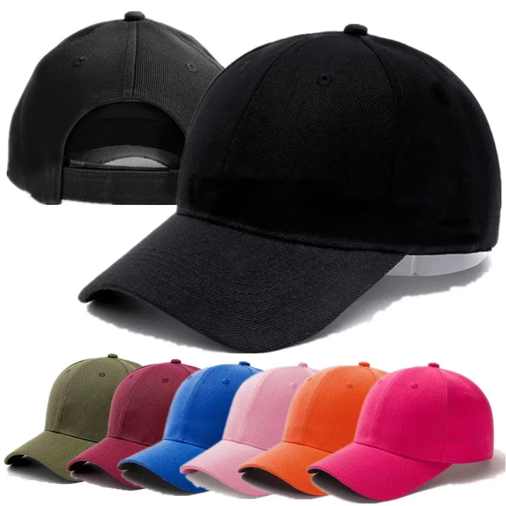 Snapback Baseball Cap – Plain Unisex Dad Hat