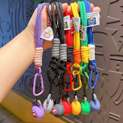 3D Kettlebell Keychain – Sport PVC Bag Charm & Key Ring