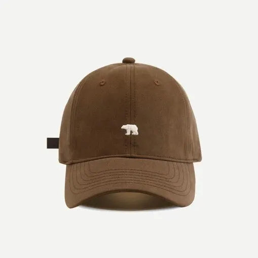 Polar Bear Embroidery Baseball Cap – Unisex Cotton Hat
