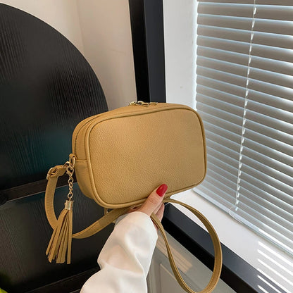 Minimalist Crossbody Bag – Small Square Shoulder Purse