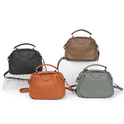 Women's Genuine Cowhide Leather Crossbody Bag