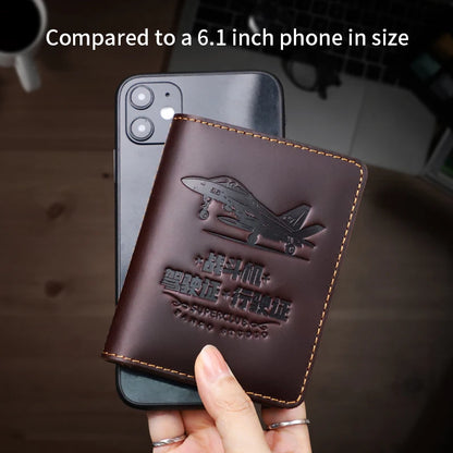 Leather Driver's License Holder & Card Wallet – Slim Bifold