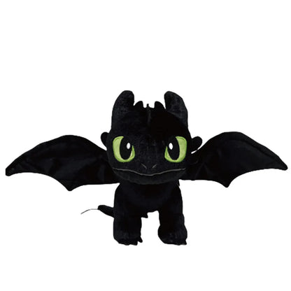 Toothless Plush Keychain & Denim Tote Bag – How to Train Your Dragon Gift