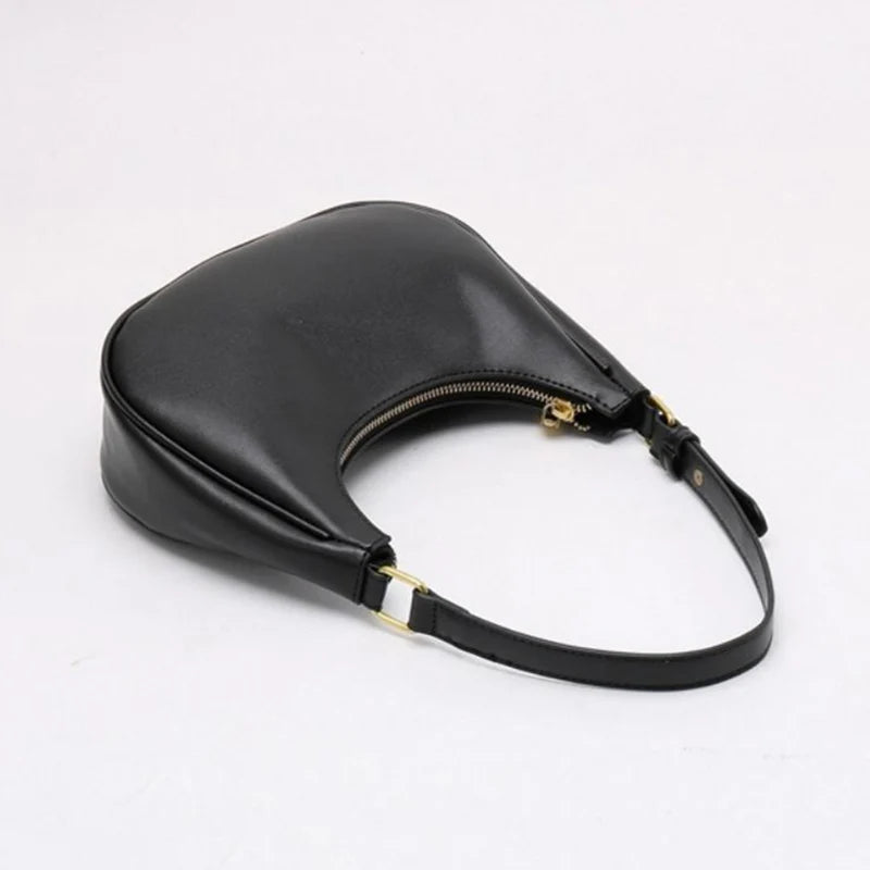 Saddle Shoulder Bag – Women's PU Leather Underarm Clutch Purse