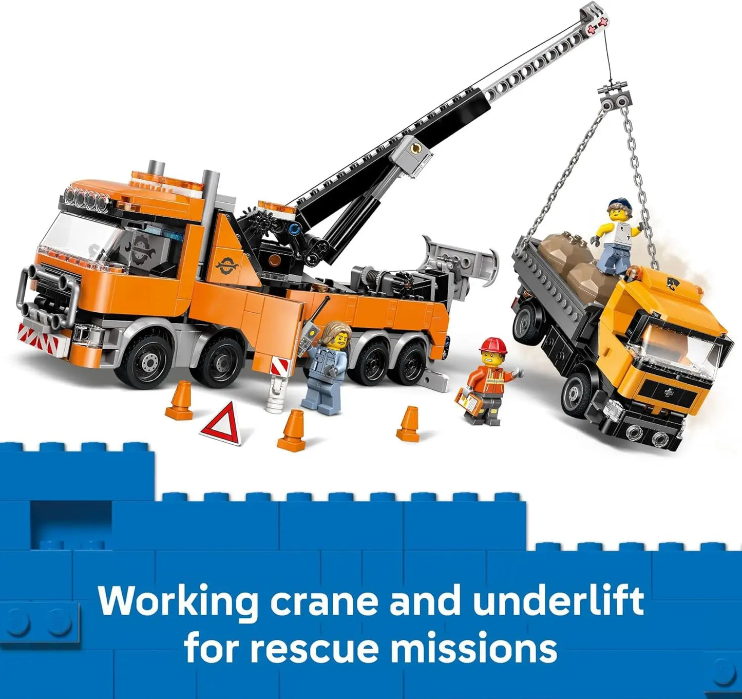 LEGO City 60467 Heavy-Duty Tow Truck Building Set – 793 Pieces