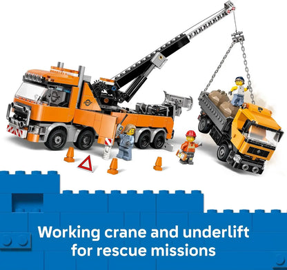 LEGO City 60467 Heavy-Duty Tow Truck Building Set – 793 Pieces