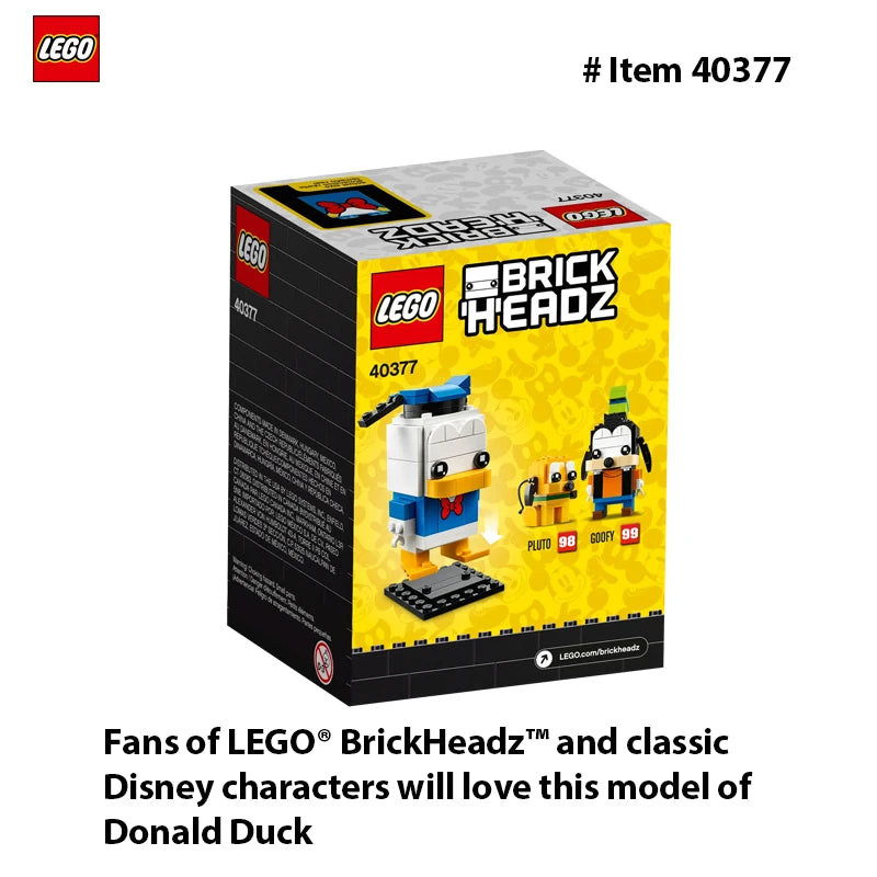 LEGO BrickHeadz 40377 Donald Duck Disney Figure Set