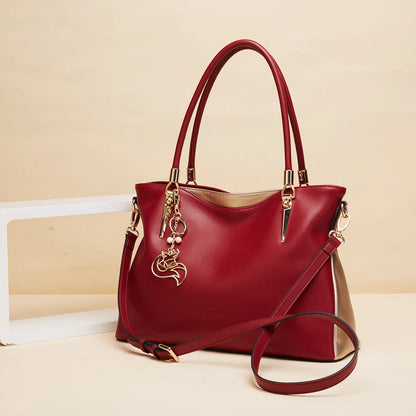 Foxer Leather Women S Shoulder Bag Cowhide Crossbody Luxury Female Handbag Tote Purse Festival Gift