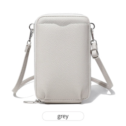 Women's Crossbody Phone Bag & Wallet – PU Leather Shoulder Purse