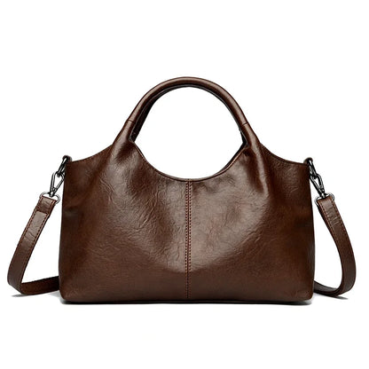 Soft Leather Tote Handbag – Women's Luxury Shoulder & Crossbody Bag
