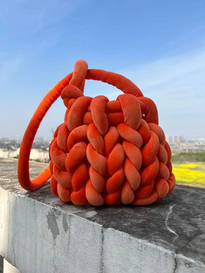 Knitted Shoulder Bags Women Crossbody Ladies Weave Casual Shopping Messenger Purse Beach