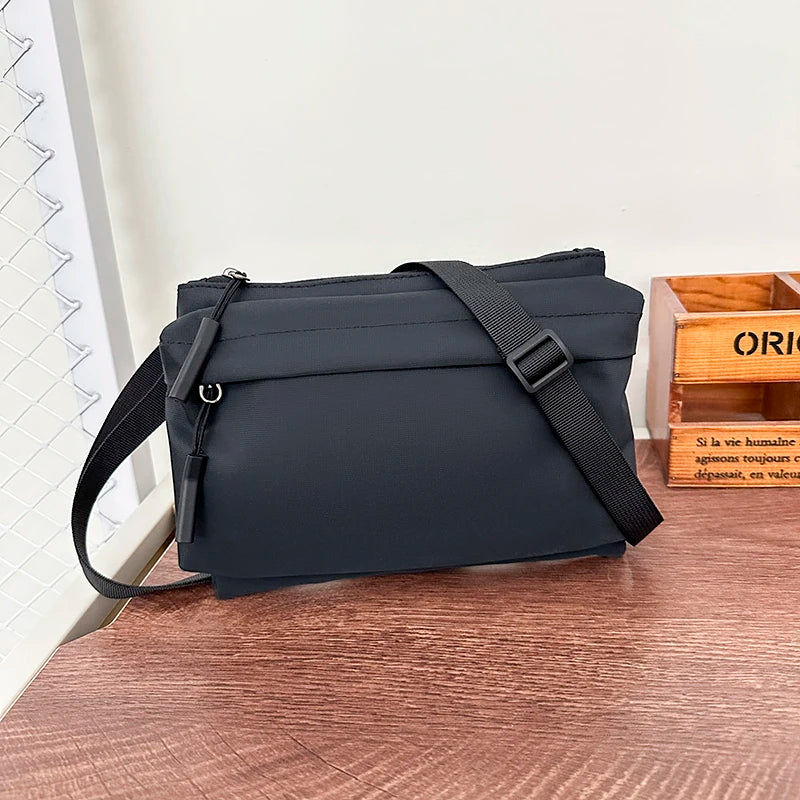 Waterproof Nylon Crossbody Messenger Bag – Unisex Shoulder Bag