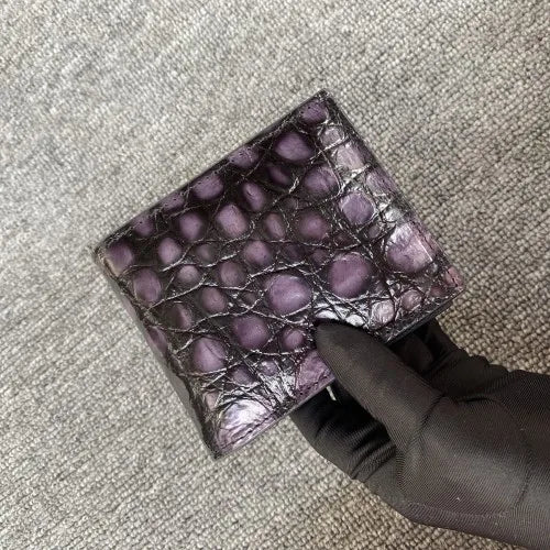 Crocodile Leather Men's Wallet – Luxury Card Holder Money Bag