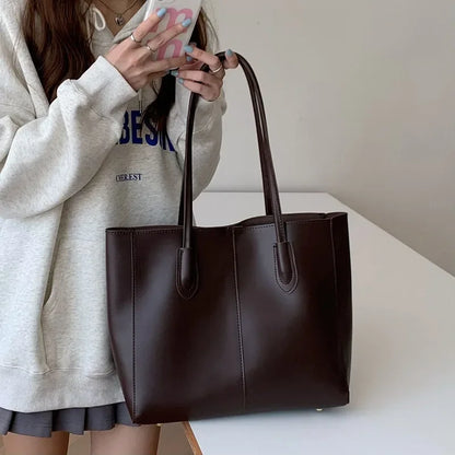 Large Capacity Vintage Tote Bag – Women's Shoulder Bag