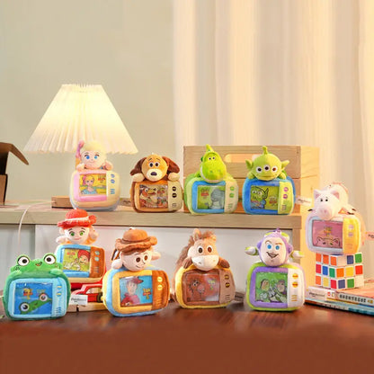 Toy Story 5 Plush Keychain – Rex, Woody, Buzz & More